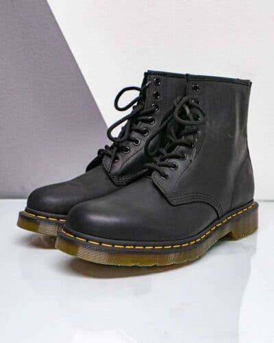 DR MARTENS ANFIBIO MOD. 1460 GREASY NERO1 Nuovi Arrivi