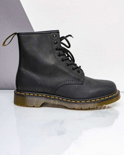 DR MARTENS ANFIBIO MOD. 1460 GREASY NERO3 DR. MARTENS DR. MARTENS Anfibio in pelle morbida 1460 GREASY