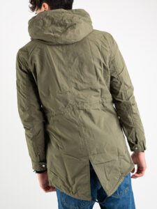 ONLY&SONS Parka leggero con dettagli e zip KLAUS EST verde (3)