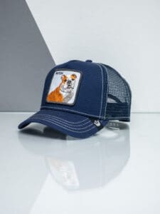 GOORIN BROS Cappellino con patch stampa bulldog CP BUTCH blu (1)