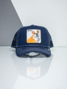 GOORIN BROS Cappellino con patch stampa bulldog CP BUTCH blu (2)