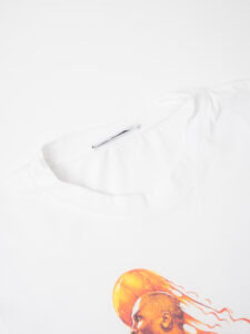 ESTASI T-shirt slim in cotone con stampa JORDAN 23 (1)
