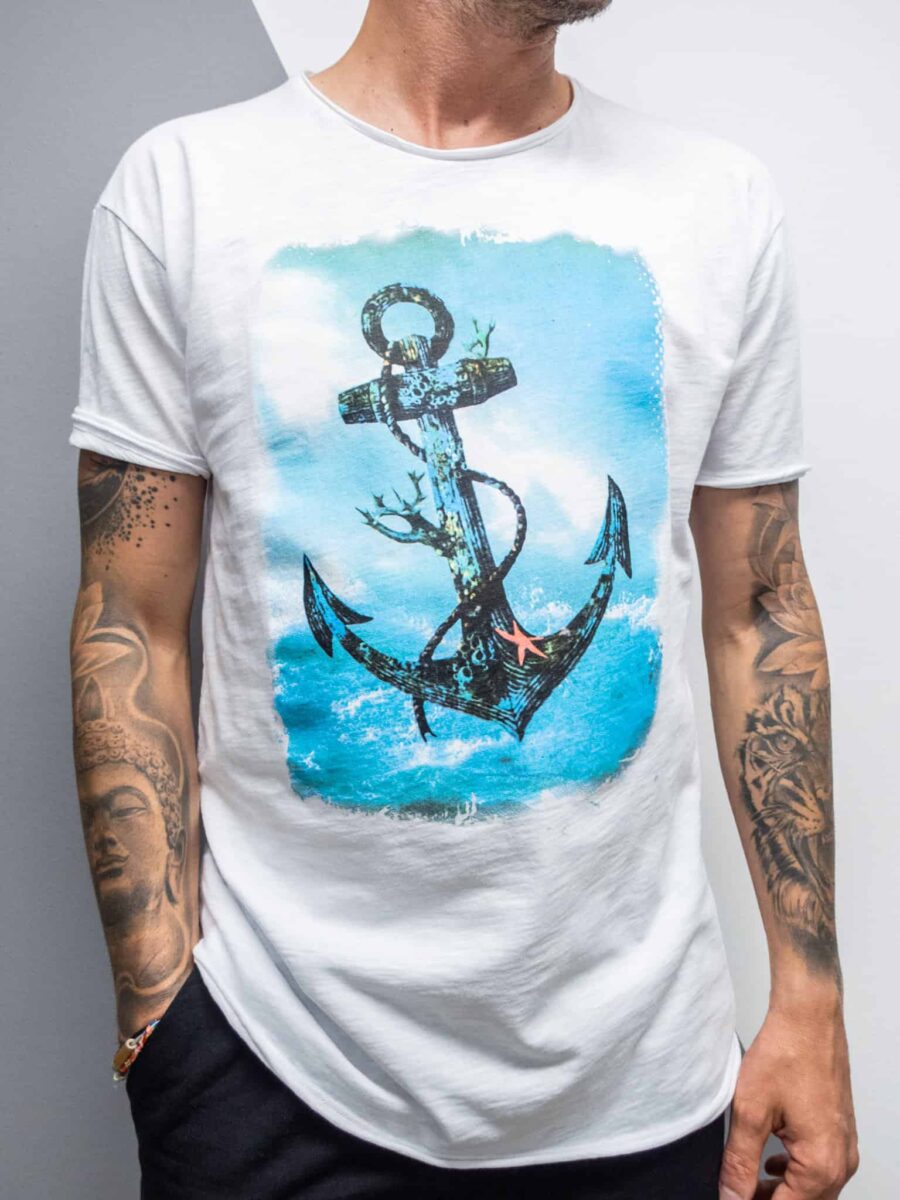 FORWARD MILANO T-Shirt con stampa ANCORA 615