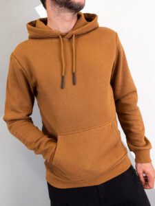 ONLY&SONS Felpa con cappuccio felpata CERES 22018685 marrone (2)