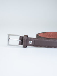 Cintura bassa in ecopelle opaca CX10 marrone (1)