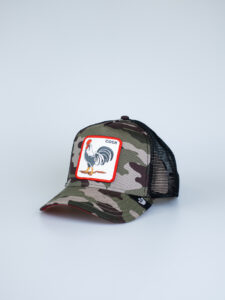 GOORIN BROS Cappellino con patch stampa gallo COCK 2 camouflage2