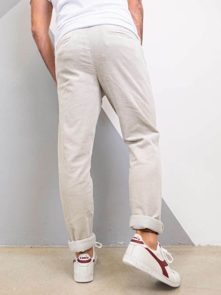 ONLY\u0026SONS Pantalone in velluto a costine con gamba morbida LUDVIG 22020408  Prezzo 19,99€ - Estasi Fashion