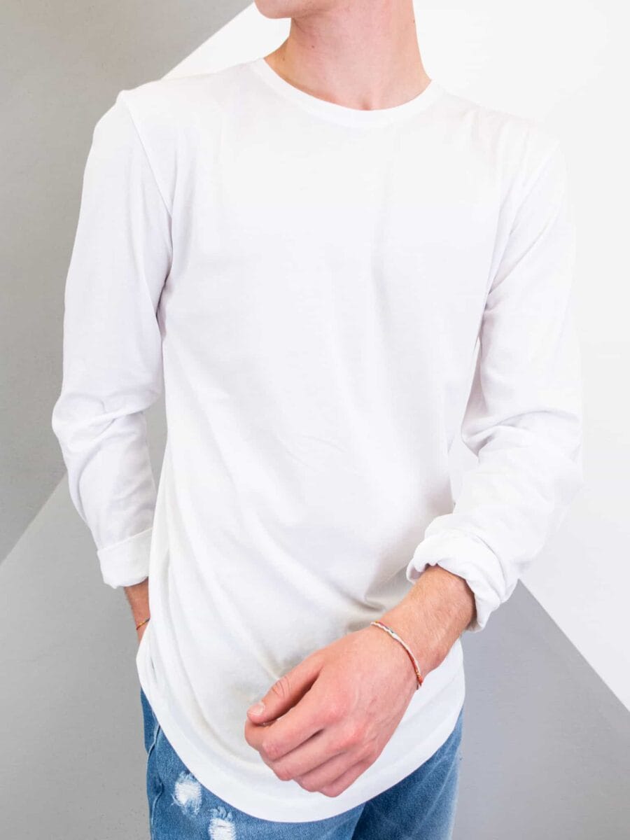 ONLY&SONS T-shirt a maniche lunghe con fondo curvo MATT LONGY 22003146
