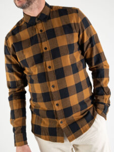 ONLY&SONS Camicia in flanella a quadri GUDMUND 22007112 marrone (5)