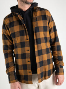 ONLY&SONS Camicia in flanella a quadri GUDMUND 22007112 marrone (6)