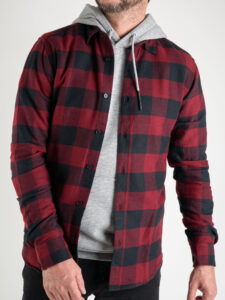 ONLY&SONS Camicia in flanella a quadri GUDMUND 22007112 rosso (1)
