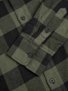 ONLY&SONS Camicia in flanella a quadri GUDMUND 22007112 verde (3)