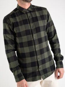 ONLY&SONS Camicia in flanella a quadri GUDMUND 22007112 verde (5)