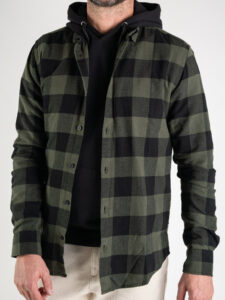 ONLY&SONS Camicia in flanella a quadri GUDMUND 22007112 verde (6)