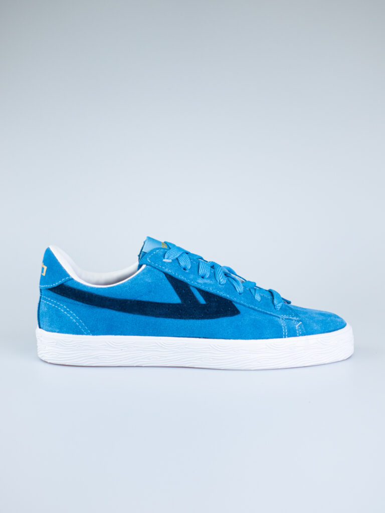 WARRIOR SHANGHAI Sneakers azzurra con tomaia in suede e stripes in pelle DIME 1 WARRIOR SHANGHAI WARRIOR SHANGHAI Sneakers azzurra con tomaia in suede e stripes in pelle DIME