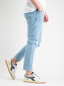 ESTASI Jeans in cotone con rotture alle ginocchia GUARDIOLA (2)