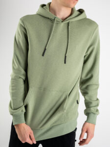 ONLY&SONS Felpa con cappuccio felpata CERES 22018685 Oil green (1)