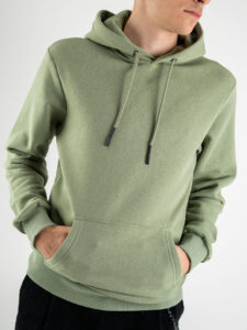 ONLY&SONS Felpa con cappuccio felpata CERES 22018685 Oil green (2)