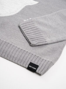 ONLY&SONS Maglione con stampa barba babbo natale X-MAS 22008306 grigio (5)