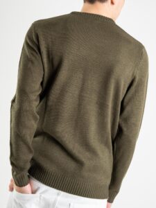ONLY&SONS Maglione di natale con stampa pupazzo di neve e paillettes SNOWMAN 22011160 verde (2)