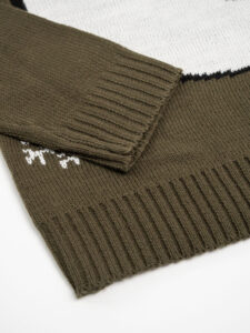 ONLY&SONS Maglione di natale con stampa pupazzo di neve e paillettes SNOWMAN 22011160 verde (3)