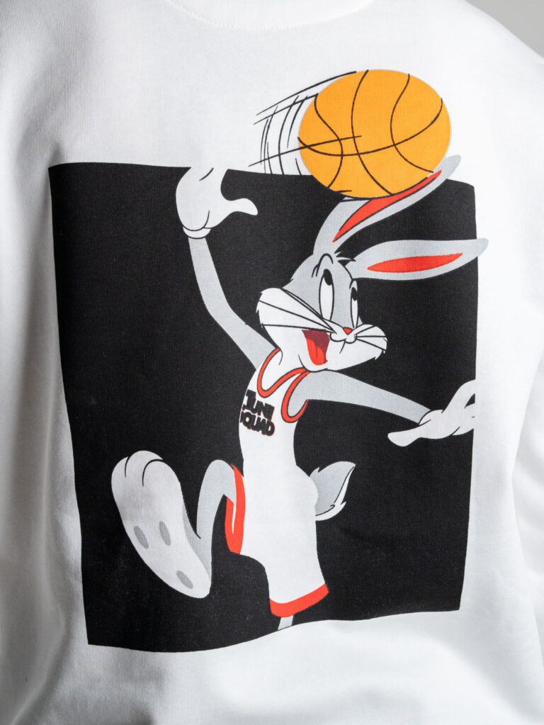 ONLYSONS x SPACE JAM Felpa felpata leggera con stampa looney tunes bugs bunny 22022888 2 ONLY&SONS ONLY&SONS x SPACE JAM Felpa felpata leggera con stampa looney tunes bugs bunny 22022888