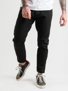 ESTASI Jeans basic senza rotture MANCINI nero (1)