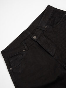 ESTASI Jeans basic senza rotture MANCINI nero (6)