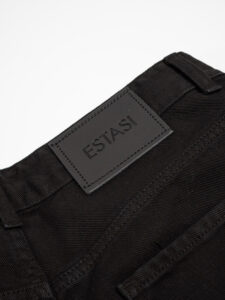 ESTASI Jeans basic senza rotture MANCINI nero (7)