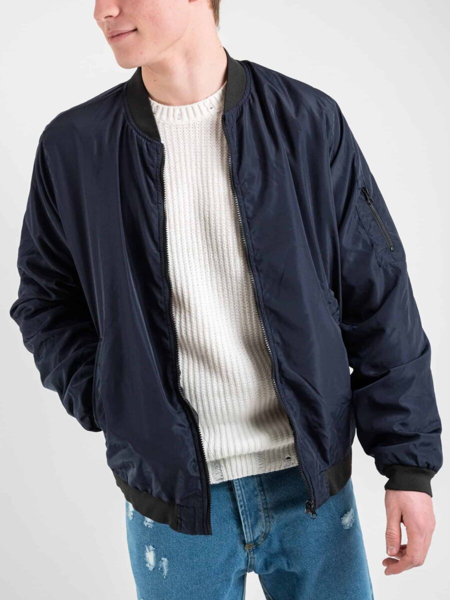 ONLY&SONS Bomber leggero con tasche laterali 22007269 blu