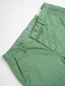 BERNA Pantalone chinos leggero slim con catenella rimovibile 220180 prato (3)