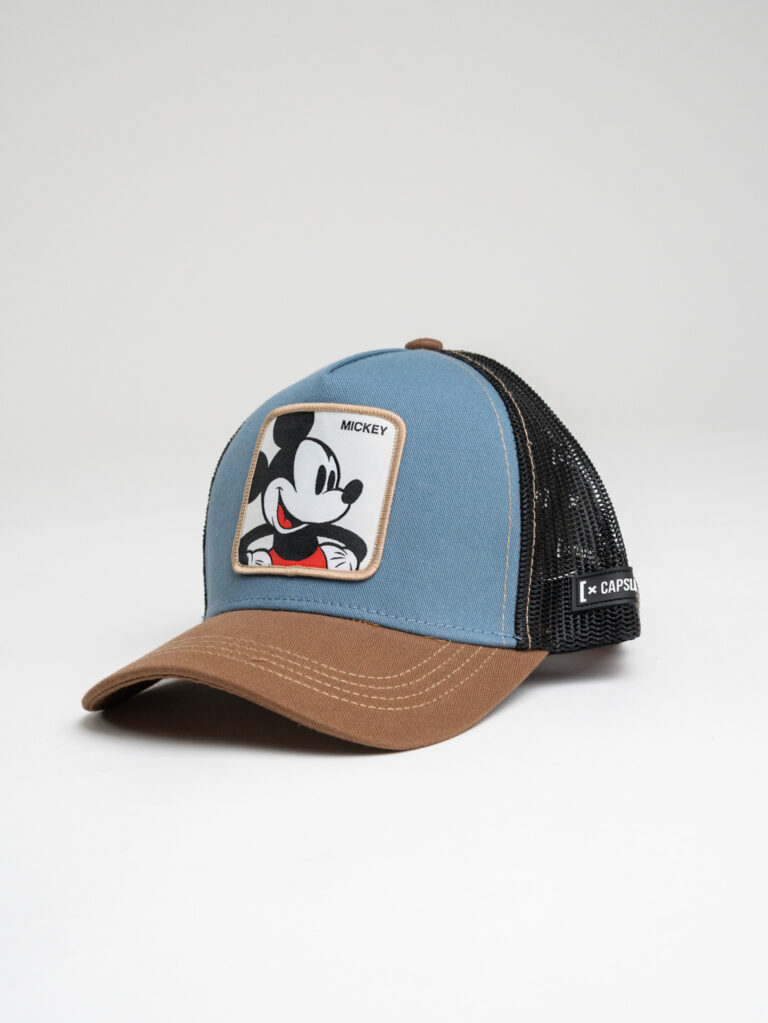 CAPSLAB Cappellino Looney Tunes patch bianca MICKEY azzurro 1 CAPSLAB CAPSLAB Cappellino Disney patch bianca MICKEY azzurro