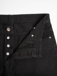 ESTASI Jeans con rotture alle ginocchia KLOPP nero (4)