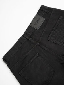 ESTASI Jeans con rotture alle ginocchia KLOPP nero (6)