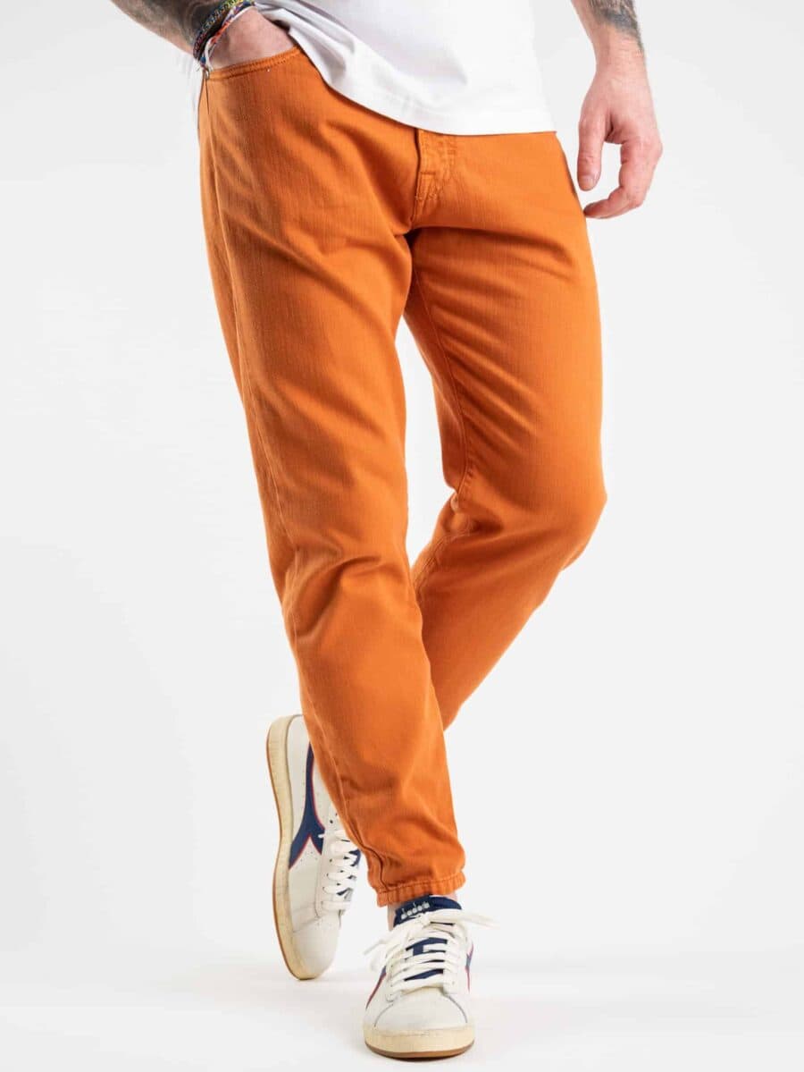 IMPERIAL Jeans cropped colorato senza rotture P372MGCC02 coccio
