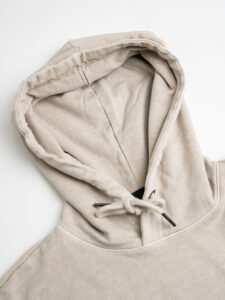 ONLY&SONS Felpa garzata con cappuccio e tasca sulla manica KOLTON 22021745 Silver lining (5)