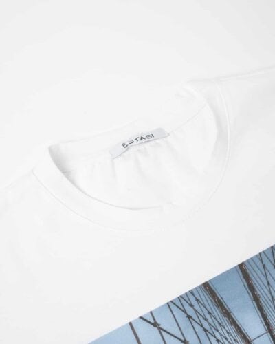 ESTASI T shirt slim in cotone con stampa MC ESTASI ESTASI T-shirt slim in cotone con stampa MC