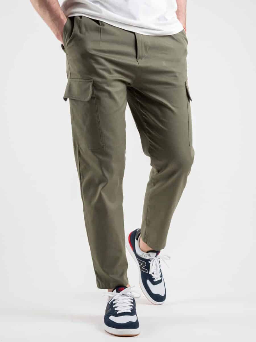 IMPERIAL Pantalone leggero con tasche laterali PD5HDBC Verde