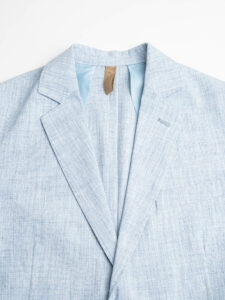 OVER-D Giacca da abito a due bottoni con tasche frontali G14 Denim (1)