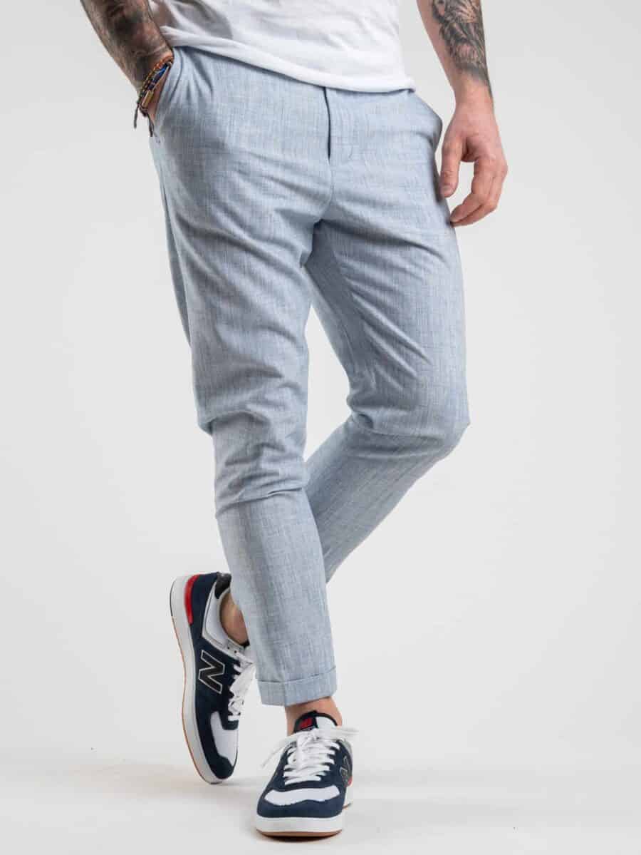 OVER-D Pantalone con risvolto P34 Denim
