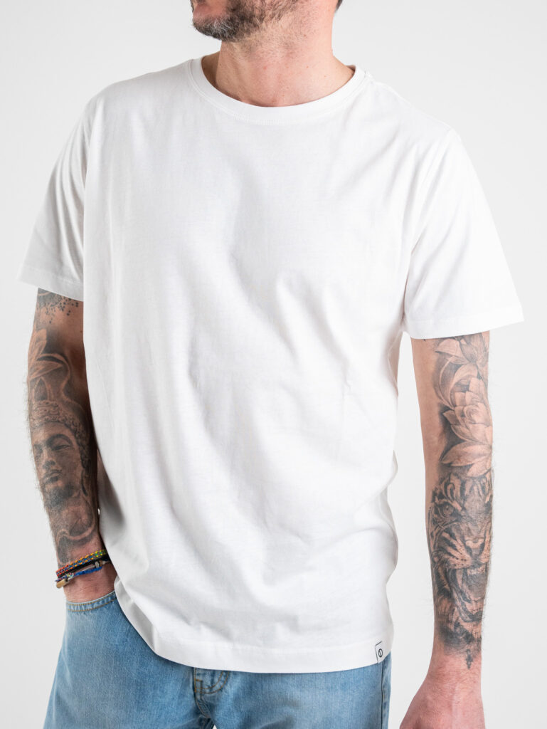 T shirt hotsell cotone tinta unita