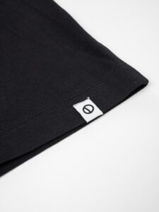 OVER-D T-shirt morbida tinta unita in cotone OM115TST02 Nero (4)