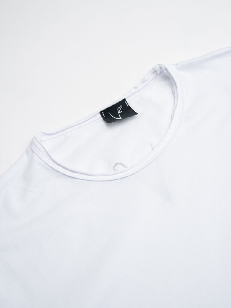 V2 T-shirt in cotone con taschino stampa BANDANA 14 Bianco - immagine 3