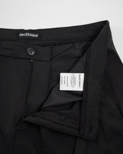 BLACK SUNDAY Pantalone in poliviscosa leggero e morbido con cintura BS2201 Nero 7 BLACK SUNDAY BLACK SUNDAY Pantalone basico con cintura BS/2201 Nero