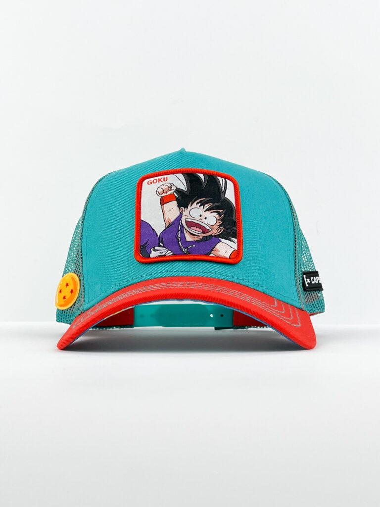 CAPSLAB Cappellino Dragon ball con stampa patch GOKU Bambino Acquamarina2 CAPSLAB CAPSLAB Cappellino Acquamarina Dragon ball con stampa patch GOKU Bambino