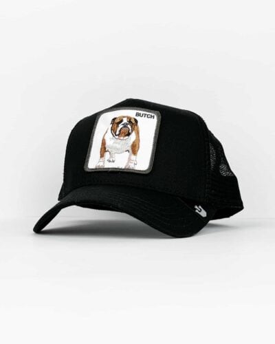 GOORIN BROS Cappellino con patch stampa Bulldog BUTCH Nero2 Nuovi Arrivi