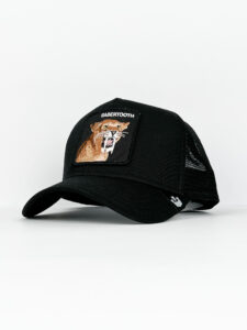 GOORIN BROS Cappellino con patch stampa Tigre dai denti a sciabola SABERTOOTH Nero1