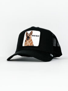 GOORIN BROS Cappellino con patch stampa pastore tedesco BAD BOY Nero1