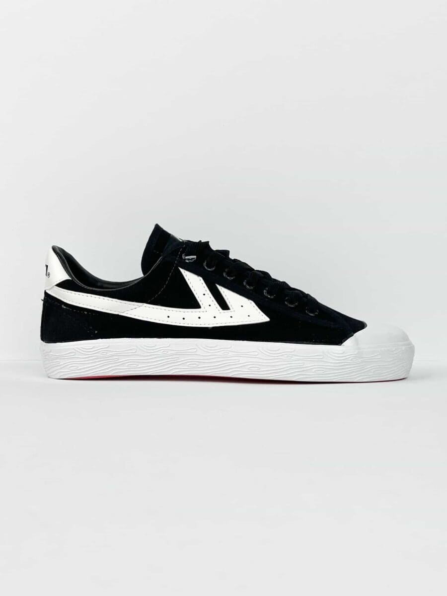 WARRIOR SHANGHAI Sneakers in tessuto con logo laterale WB1 Black/White