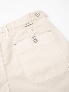 BERNA Pantalone leggero basico con tasche 220327 Beige (2)